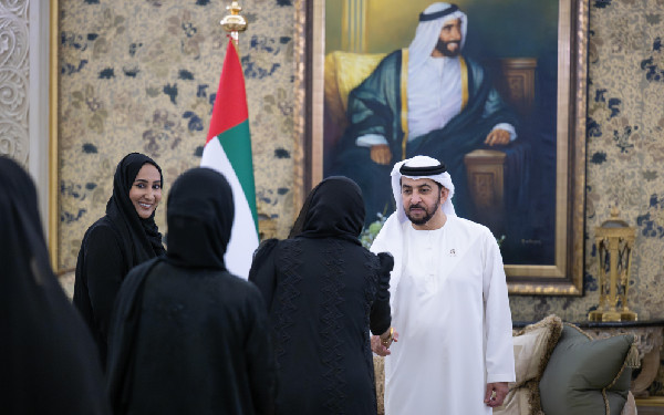 Hamdan bin Zayed Meets IUCN Congress Team