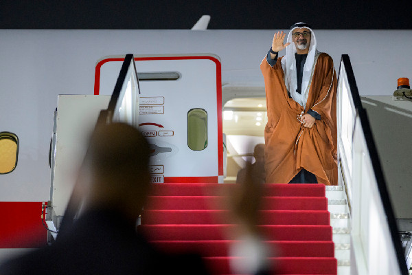 UAE Crown Prince at Grand Egyptian Museum Opening