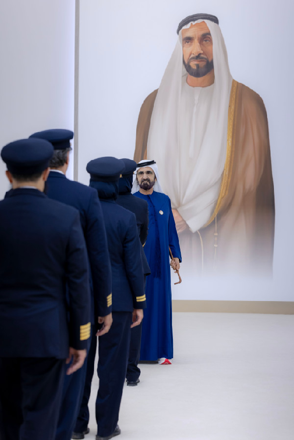 Sheikh Mohammed Meets UAE National Pilots