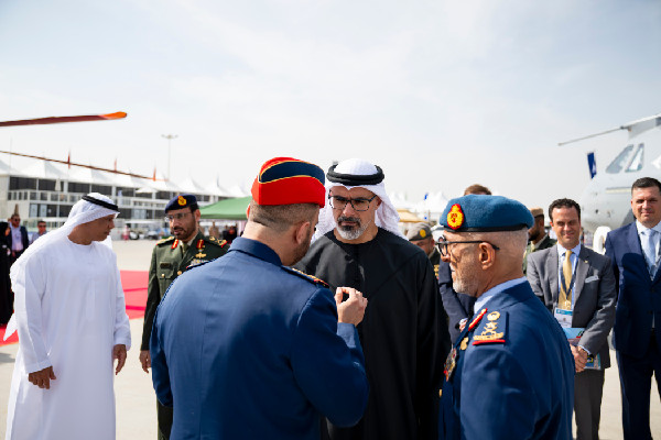 Khaled bin Zayed Visits Dubai Airshow 2025