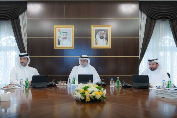 Crown Prince Meets Sharjah Media Council Members