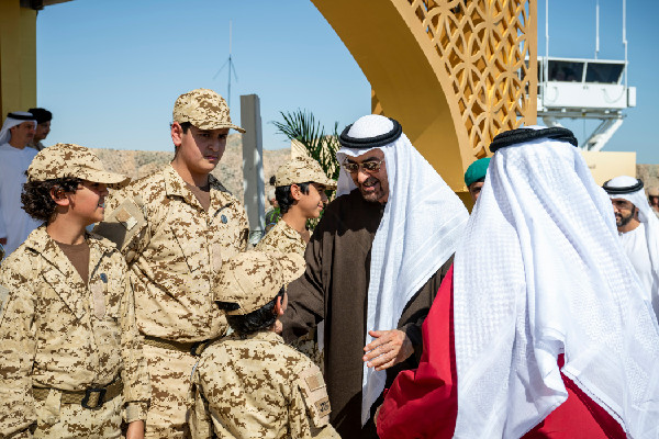 UAE and Bahrain Leaders Attend Military Exercise