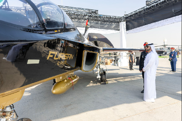 Mansoor bin Mohammed Tours Dubai Airshow 2025