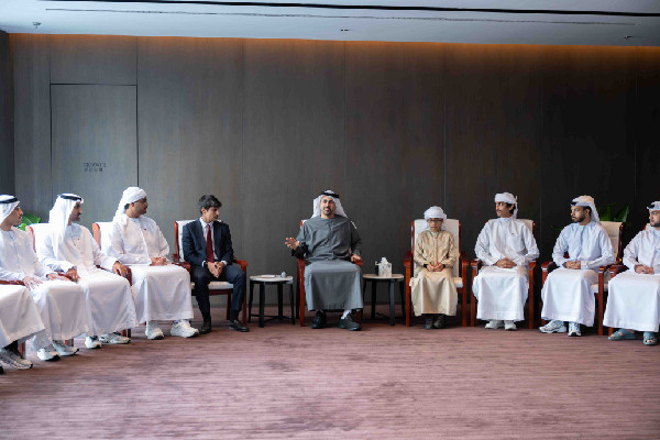 Theyab bin Zayed Meets Emirati Students in China