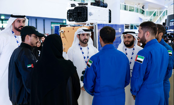 Hamdan bin Mohammed at Dubai Airshow 2025
