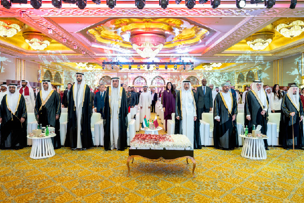 Ghobash Attends Qatar National Day Reception