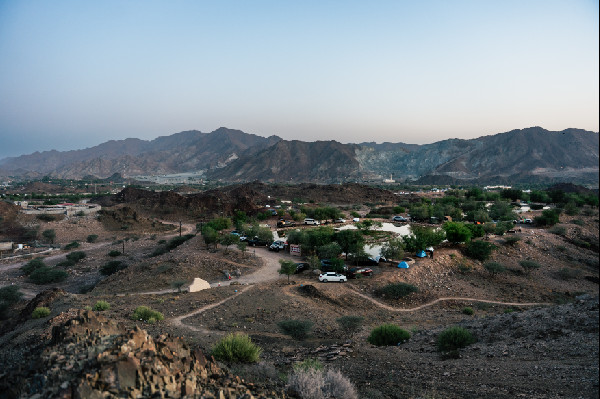 Brand Dubai camping in Hatta Mountains