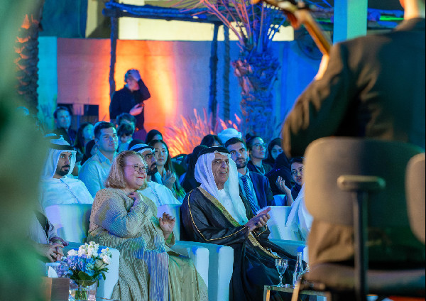 Saud bin Saqr Attends The Blue Bird Premiere