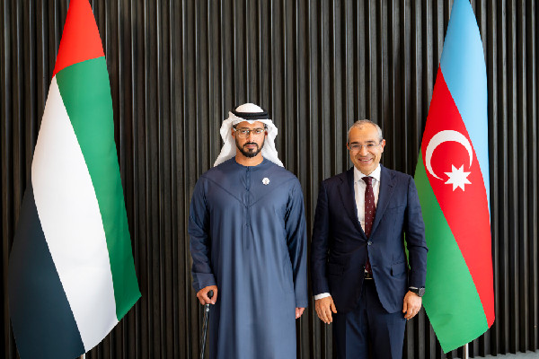 Zayed bin Hamdan Engages with Azerbaijan's Economy Minister