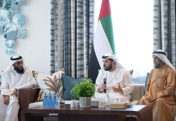 Hamdan bin Zayed Meets Senior Citizens