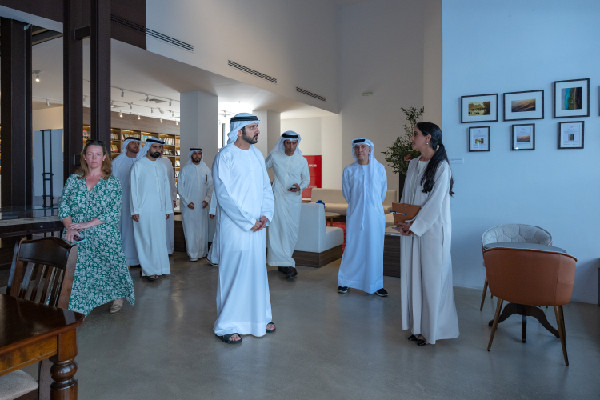 Hamdan bin Mohammed Visits Alserkal Avenue