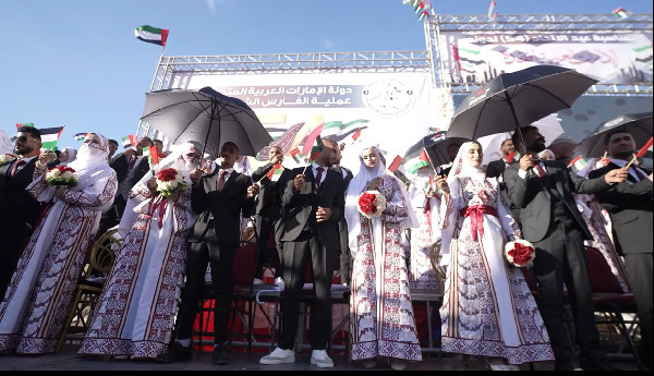 Mass Wedding for Grooms in Gaza Strip