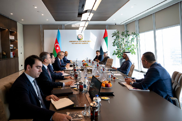 Zayed bin Hamdan Engages with Azerbaijan Economy Minister Zayed bin Hamdan Engages with Azerbaijan Economy Minister