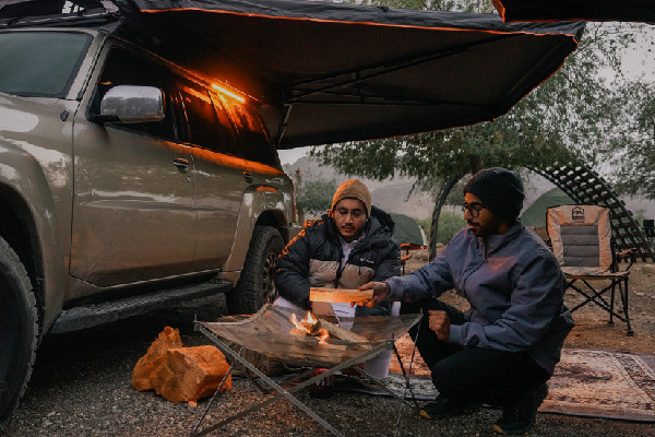 Brand Dubai camping in Hatta Mountains