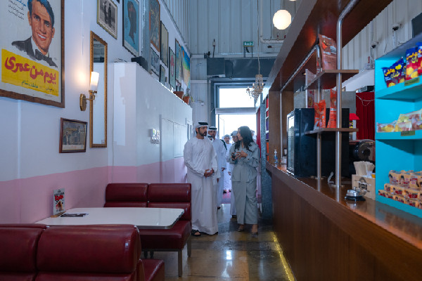 Hamdan bin Mohammed Visits Al Serkal Avenue