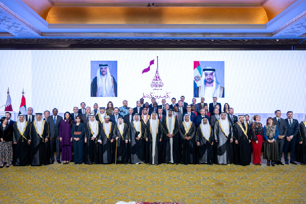 Ghobash Attends Qatar National Day Reception