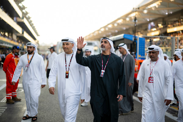 Abu Dhabi Crown Prince at Formula 1 Final