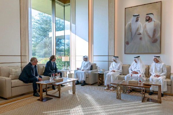 Dubai leader meets Richemont CEO