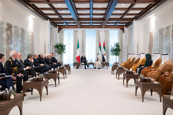 UAE Italy strengthen ties on state visit