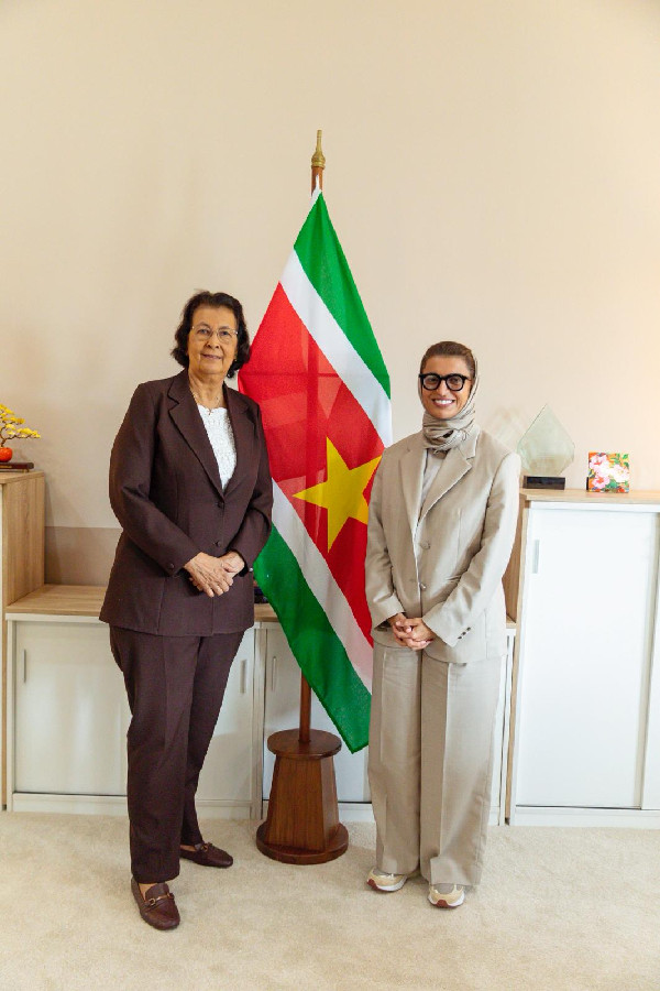 Al Kaabi strengthens UAE Suriname ties