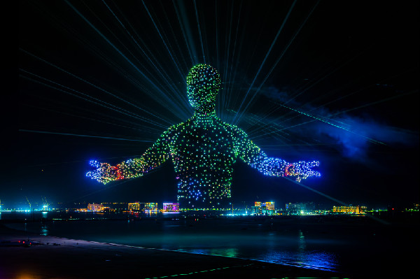 Ras Al Khaimah Guinness Drone Phoenix Show