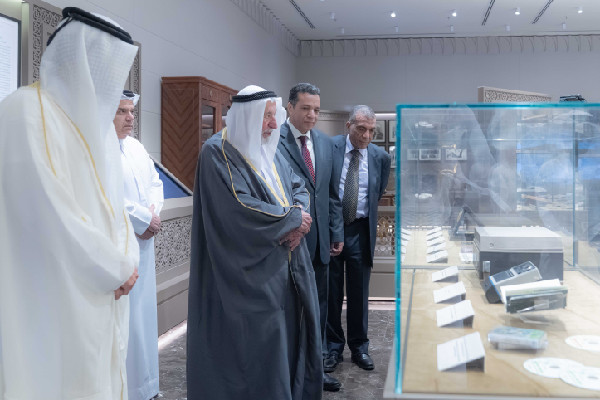 Sharjah Ruler honours Abdul Basit Samad's sons