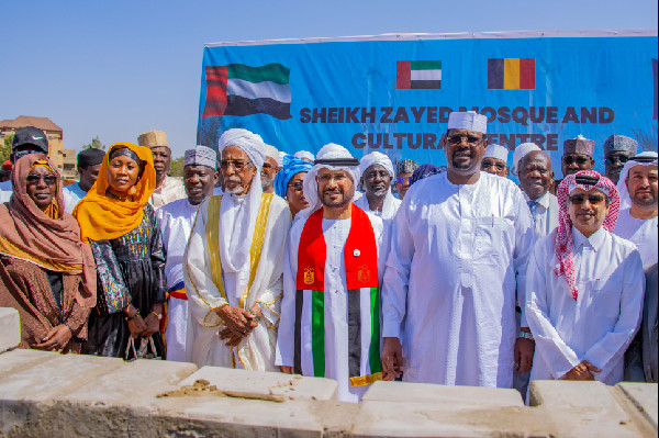 Sheikh Zayed Mosque NDjamena Stone Laying
