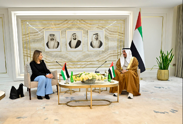 Ghobash Meets Jordanian Senate Assistant Speaker