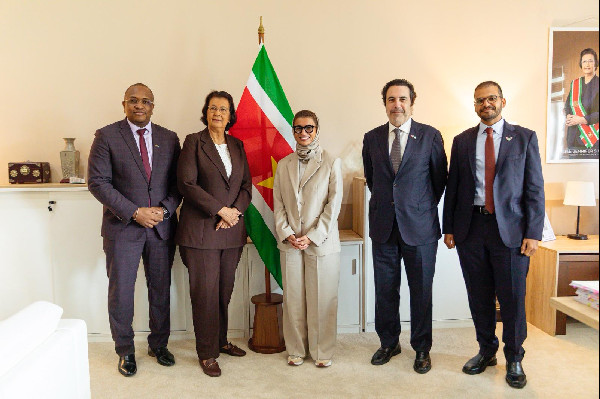 Al Kaabi strengthens UAE Suriname ties
