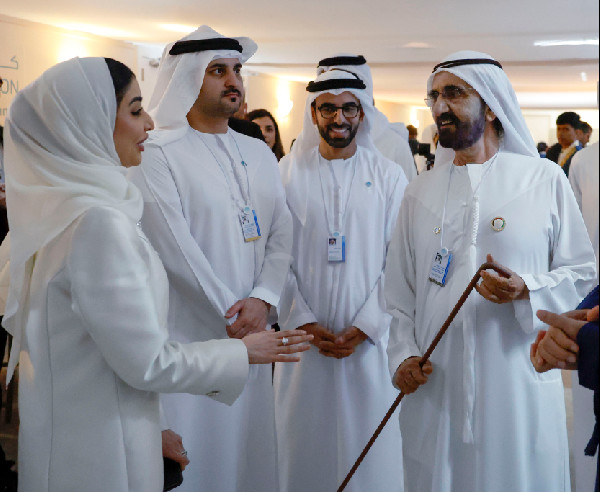 Mohammed bin Rashid visits WGS 2026 media centres