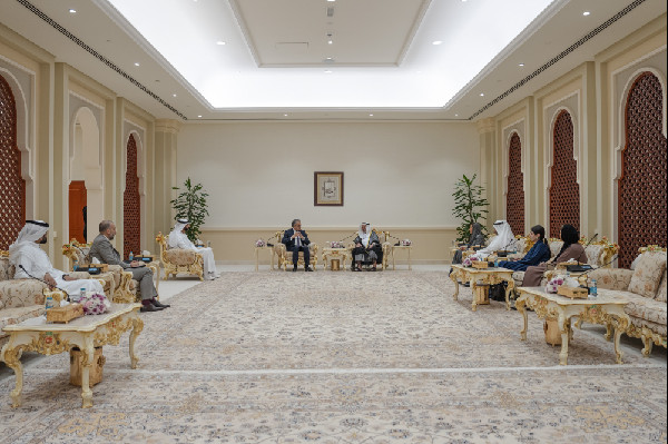 Sharjah Ruler Meets UNESCO Director-General