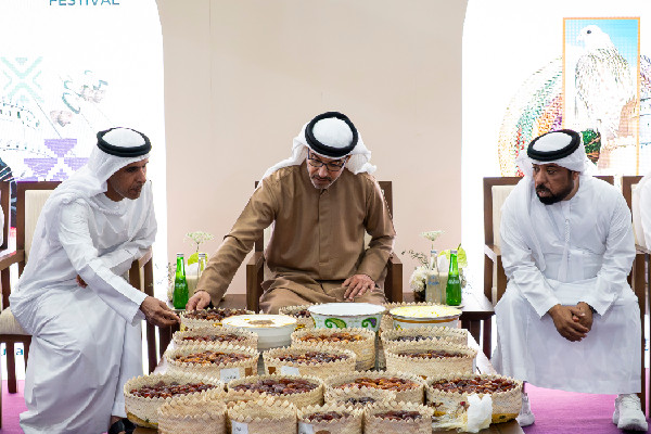 Hazza bin Zayed at Al Ain Heritage Festival