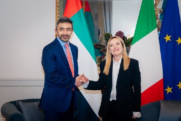 UAE-Italy Ties Strengthened in Rome